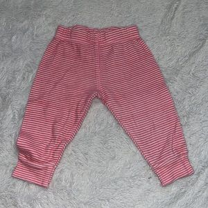 (3 for $10) indigo baby red and white striped pants